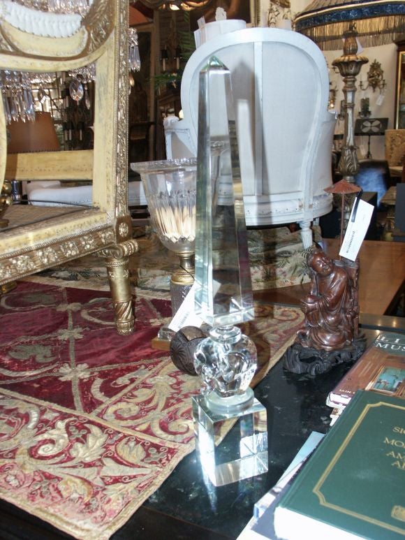 Crystal Obelisks with Elephant