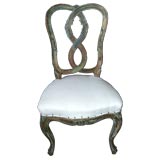 18thC Painted Italian Side Chair
