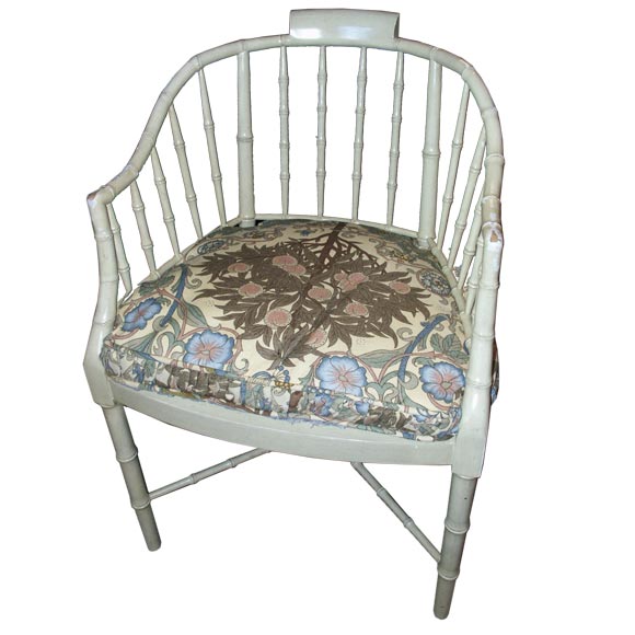 Set of four Faux Bamboo Chairs by Baker