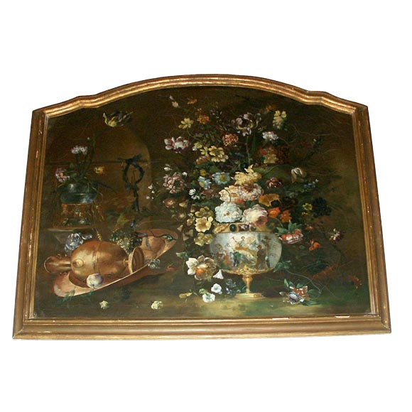 Early 20th C Large Italian Still Life Painting For Sale