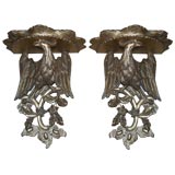 Pair Of Carved Giltwood Wall Brackets