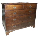 Antique 18th C English Oak Chest of Drawers