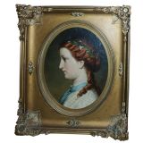 Painting of a Woman by Albert Graefle