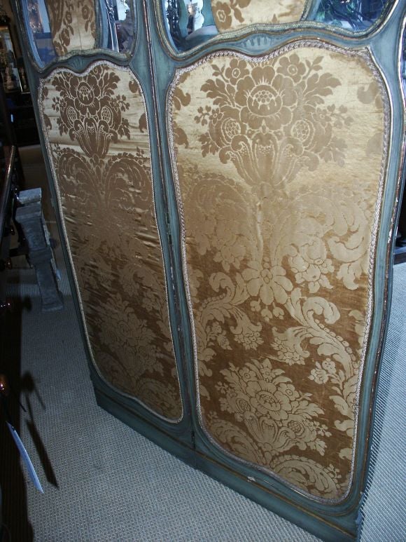 19th C French Regence Style Screen With Paintings 2