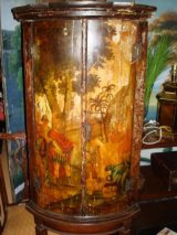 Crusty Dutch Corner Cabinet