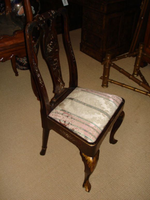 18th C Chinoiserie Side Chair