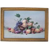 Still Life Oil Painting By Vasiliy Nicholayevich Gribennikov