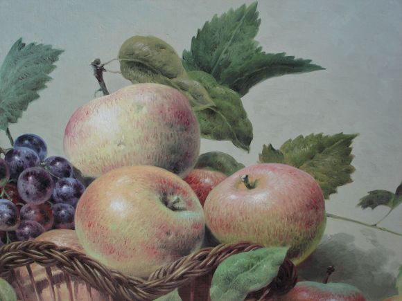 Still Life Oil Painting By Vasiliy Nicholayevich Gribennikov
