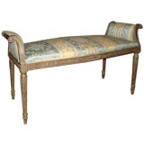 Carved and Painted Window Seat