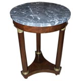 Small Marble Topped and Ormolu Mounted Round Table