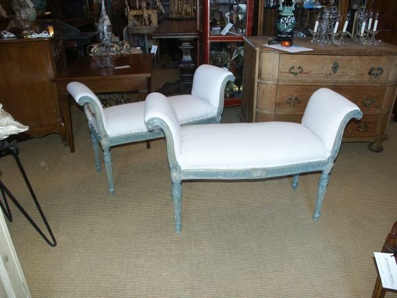 Great looking  Painted George III style window bench