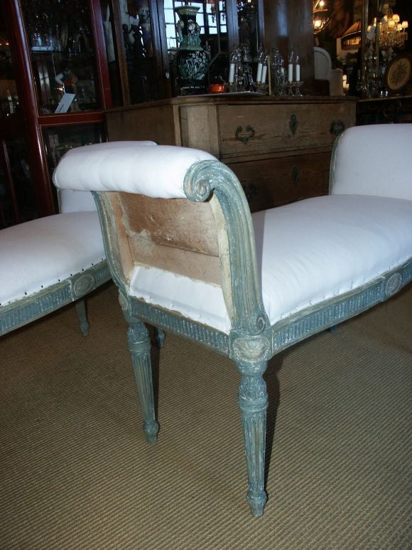Mid-20th Century Painted George III Style Window Bench