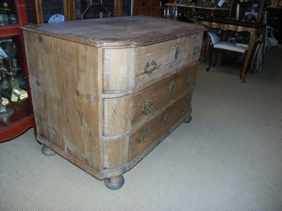 Crusty 18thC Pine Chest of Drawers