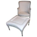 French Bergere with Ottoman