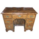 Early 18th C English Walnut Desk or Dressing Table