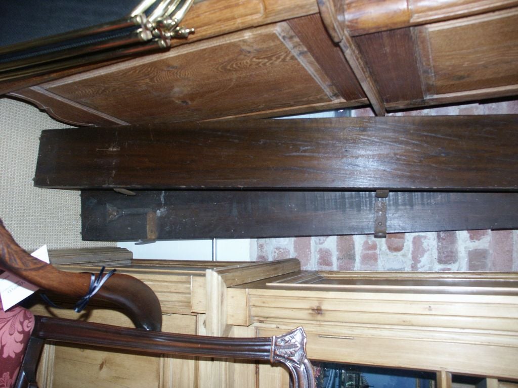 Early Rustic Carved Bed