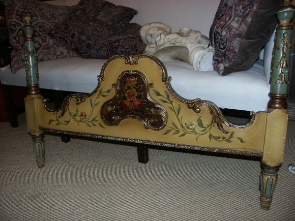 Great Pair of Painted Twin Beds