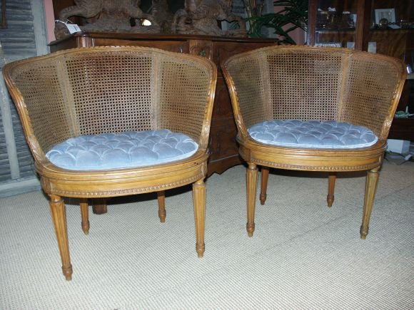 Pair of 19th C French Chairs For Sale 1
