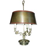 Early 19th C French Empire Bouillotte Lamp