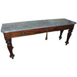 English Mahogany Sofa or Hall Table
