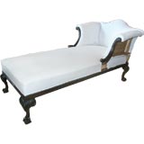 Late 19th C Mahogany Chaise