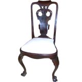 Antique Set of Six Mahogany Irish Dining Chairs
