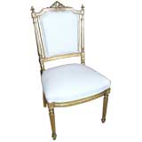 French Giltwood Side Chair