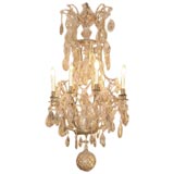 Antique Louis XV Style Eight Light Chandelier