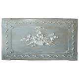 Antique French Painted  Wood Panel