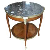 Small French Table With Marble Top