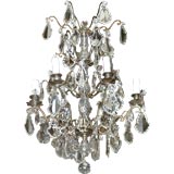 French Crystal Chandelier With Five Lights