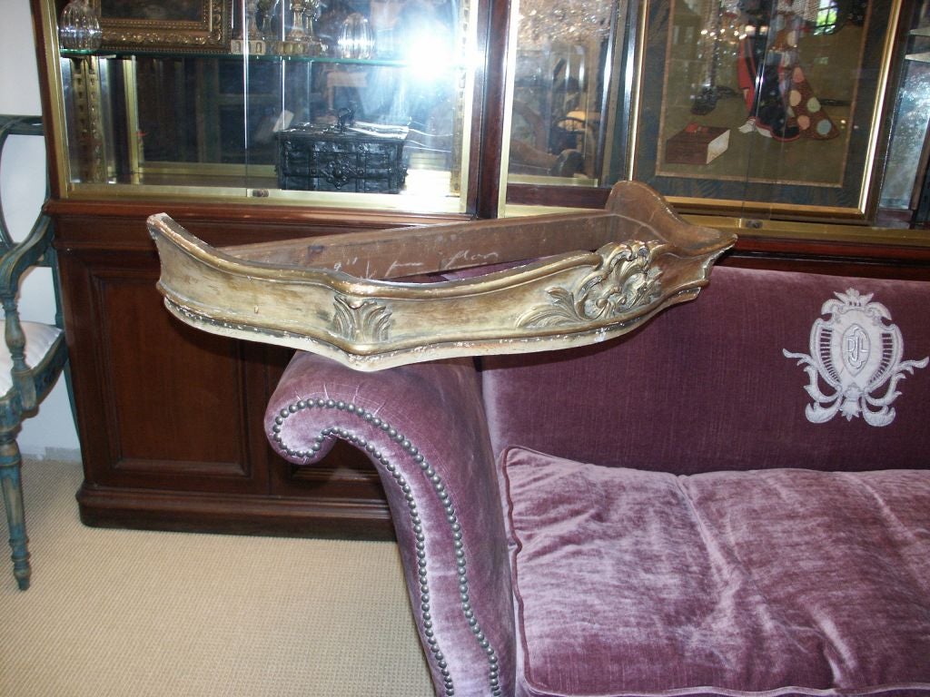 19th C Giltwood Corona or Bed Canopy 1