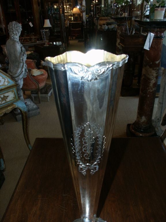 Large Sterling Vase