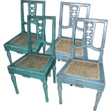 Set of Four Neoclassical Dining Chairs