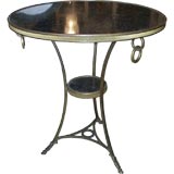 Beautiful Bronze and Granite Louis XVI Style Table de Milieu