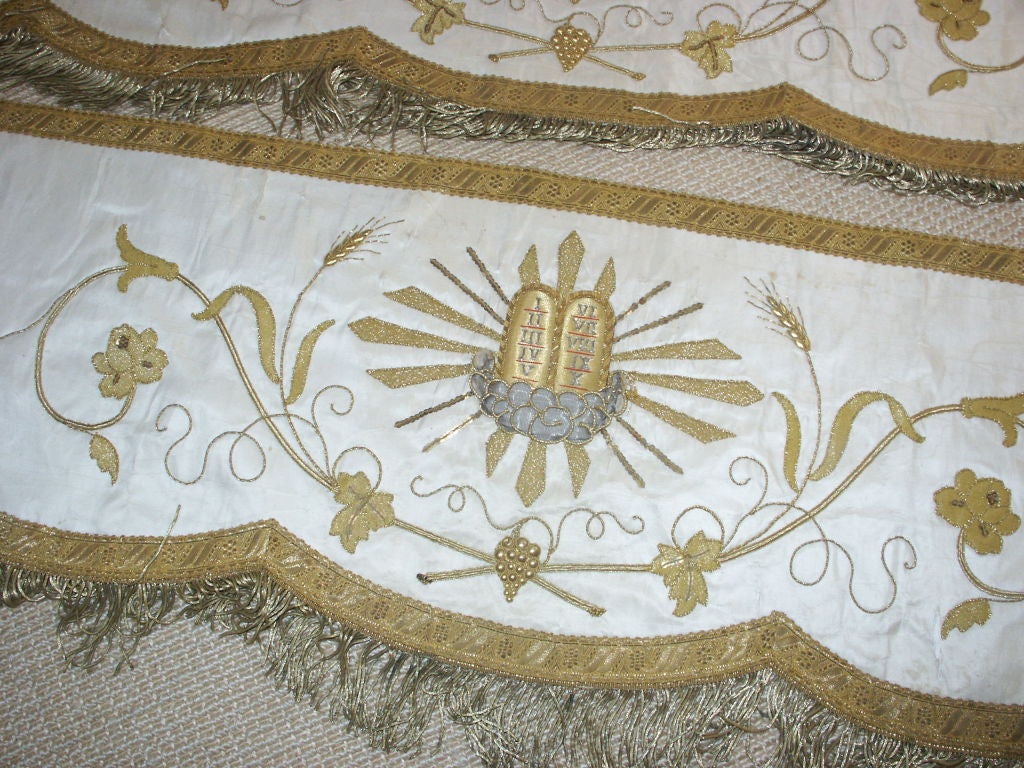 19th Century Antique Altar Cloth Sections For Sale