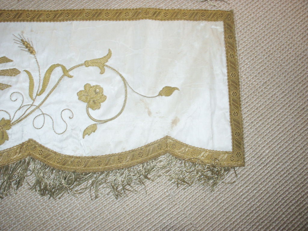 Silk Antique Altar Cloth Sections For Sale