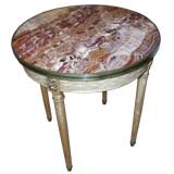 Small French Marble Top Table