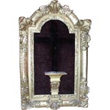 18th C French Giltwood Frame With Display Bracket