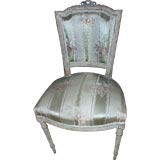 18th C French Paint Decorated Side Chair