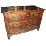 18th C French Fruitwood Commode