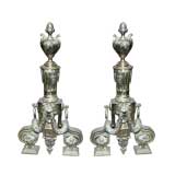 Antique Pair of French Andirons