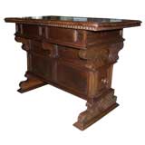 Unusual Tuscan Cabinet Table
