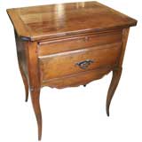 Vintage French Country Style Side Table In Cherry