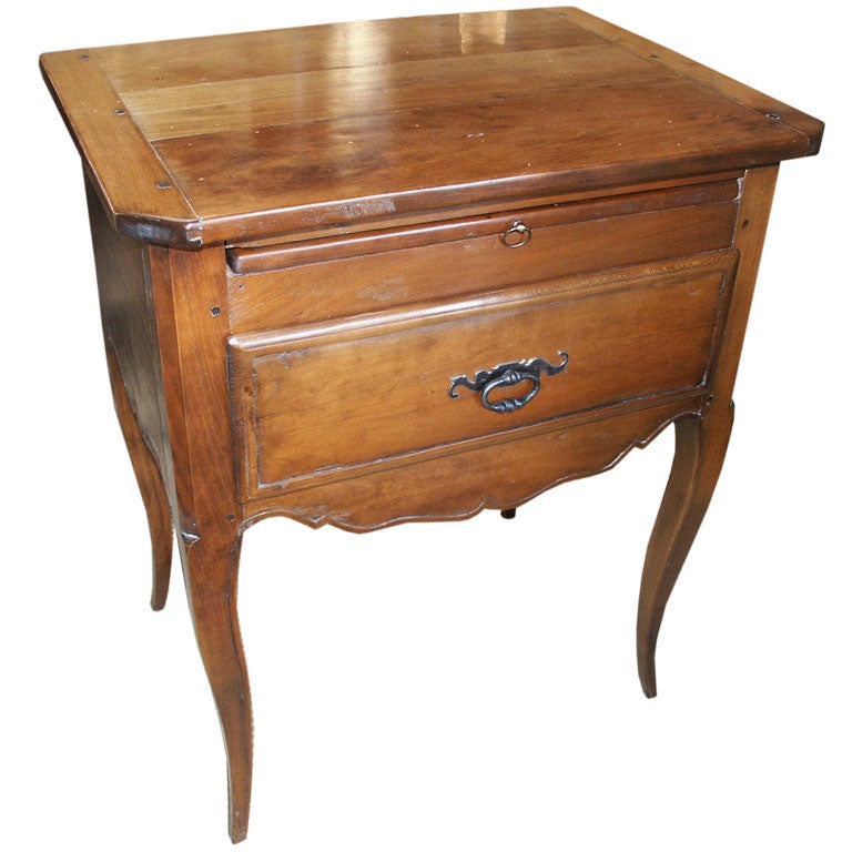 French Country Style Side Table In Cherry For Sale at 1stDibs