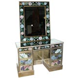 Vintage Mirrored Vanity or Desk