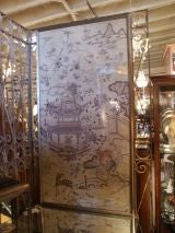 Framed Asian Textile