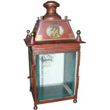 Painted Tole Lantern