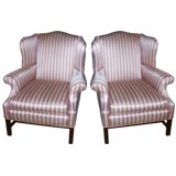Pair of Vintage Wing Chairs by Sterling- Bunster 
Saxe