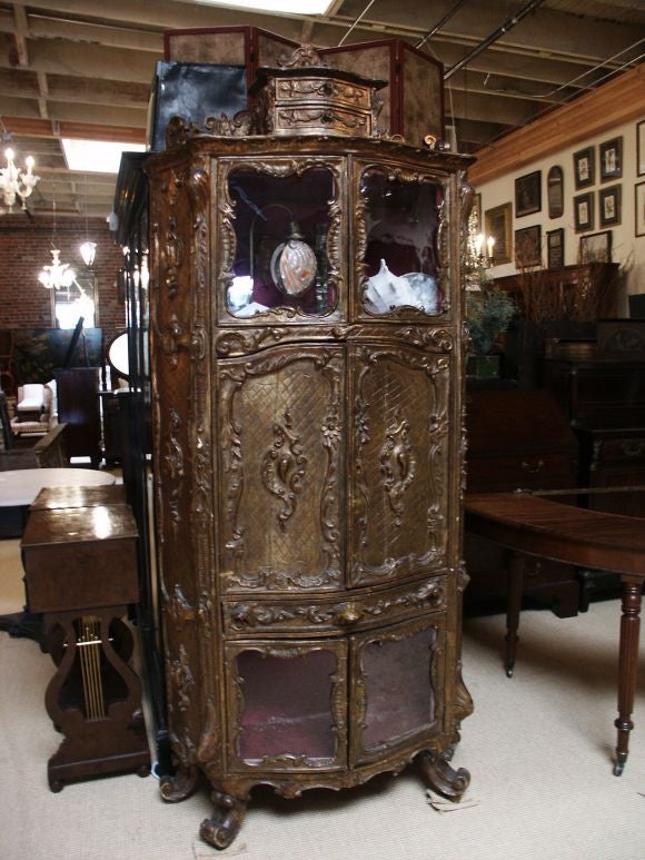 18th C Italian Grotto Cabinet